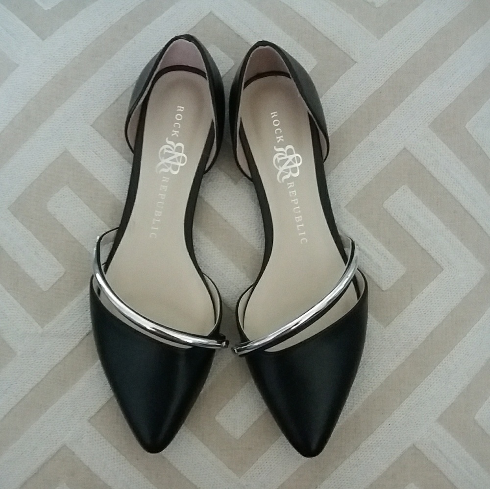 Rock&Republic Black flats